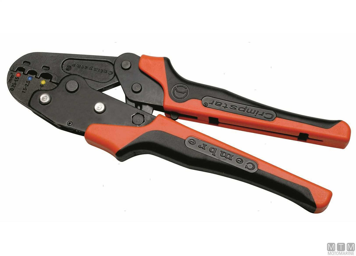 Crimping pliers for cable lugs and connectors 0.25-6 mm - original photo Motomarine Srl