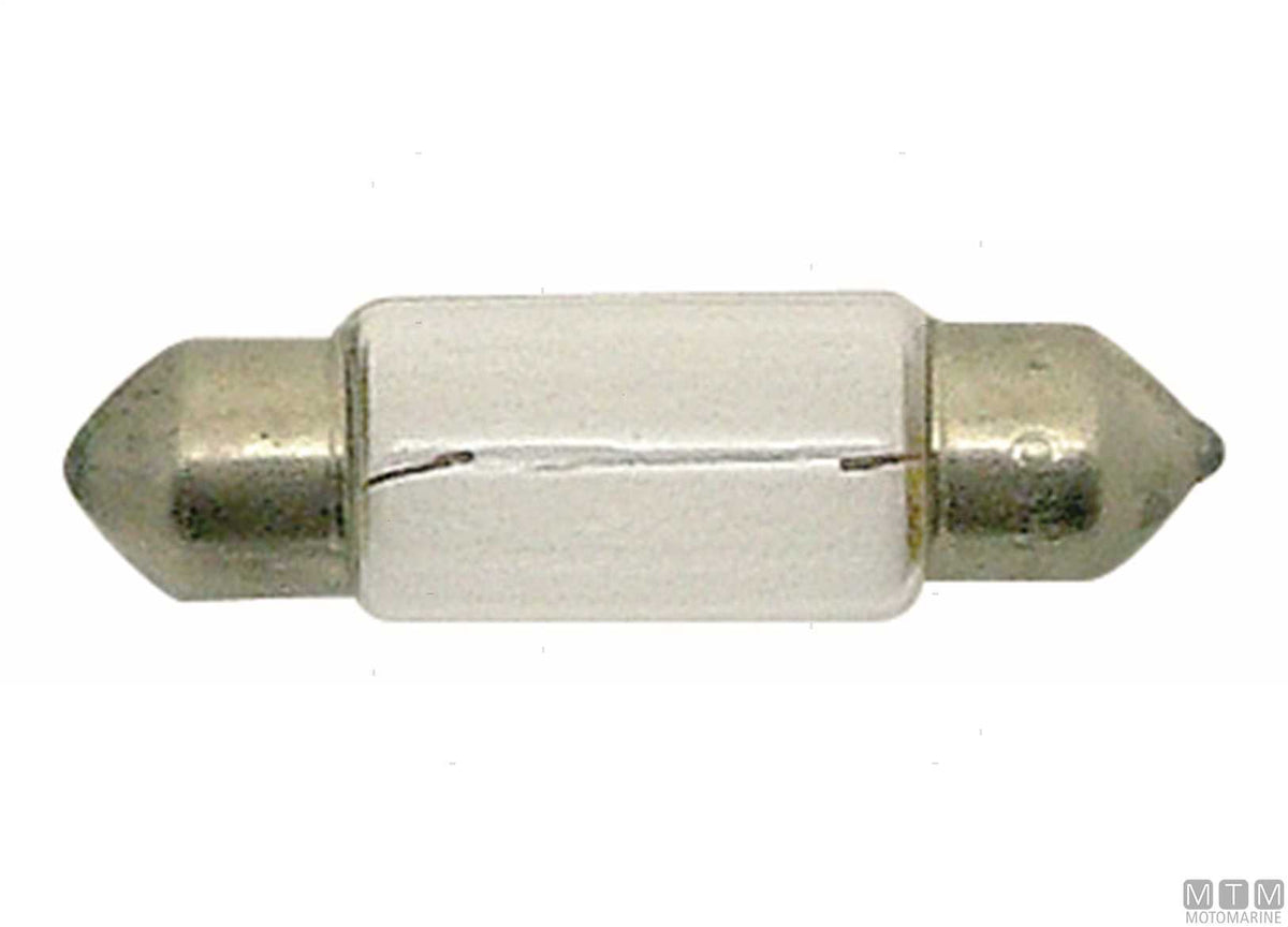 Festoon bulb 24V 15W - original photo Motomarine Srl