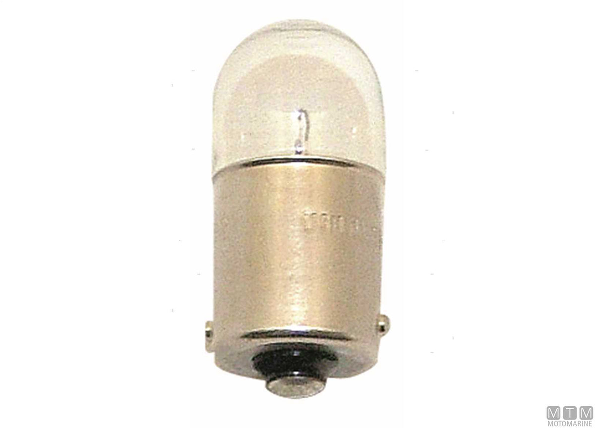 Single-contact bulb, small globe, 12V 10W - original photo Motomarine Srl