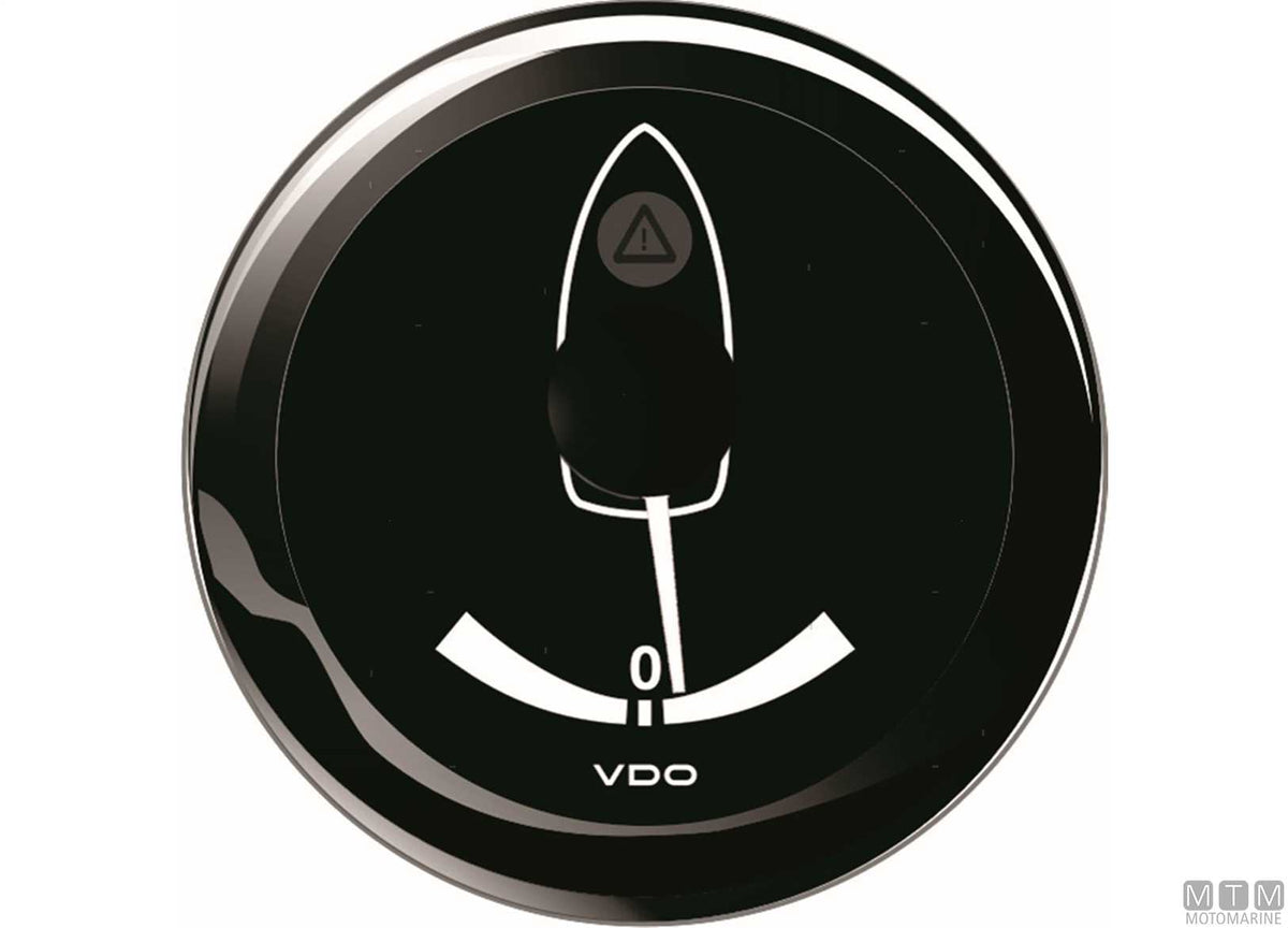 VDO oil pressure gauge 30 bar black - original photo Motomarine Srl