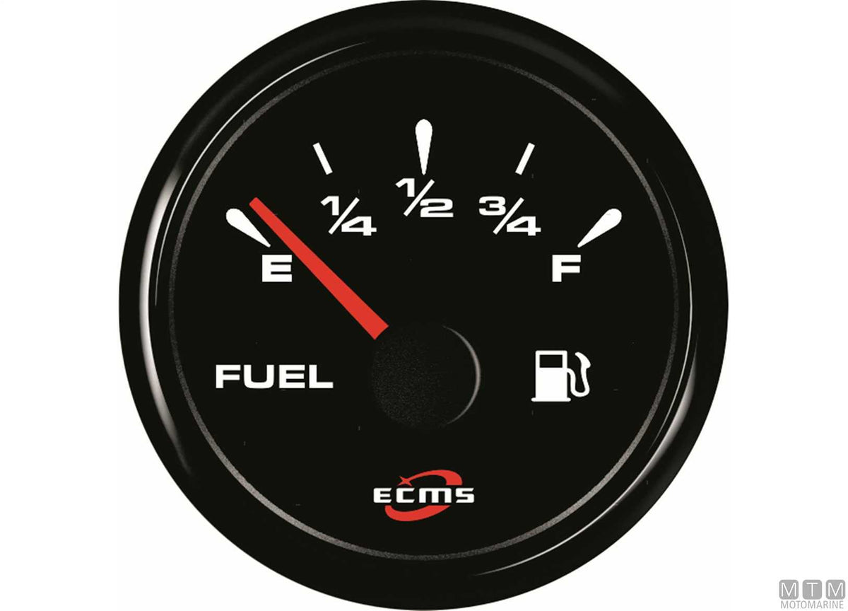 Pressure gauge 30 bar All Black - original photo Motomarine Srl