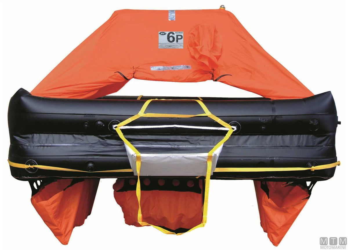 EV Oceandry 9650 Italia liferaft, ABS container 10P - original photo Motomarine Srl