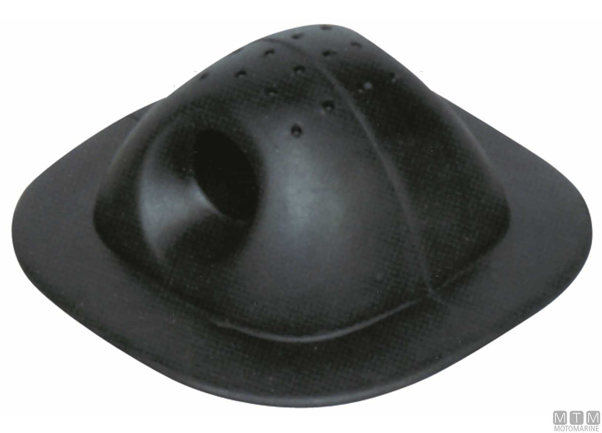 Rubber rope guide plate, grey - original photo Motomarine Srl