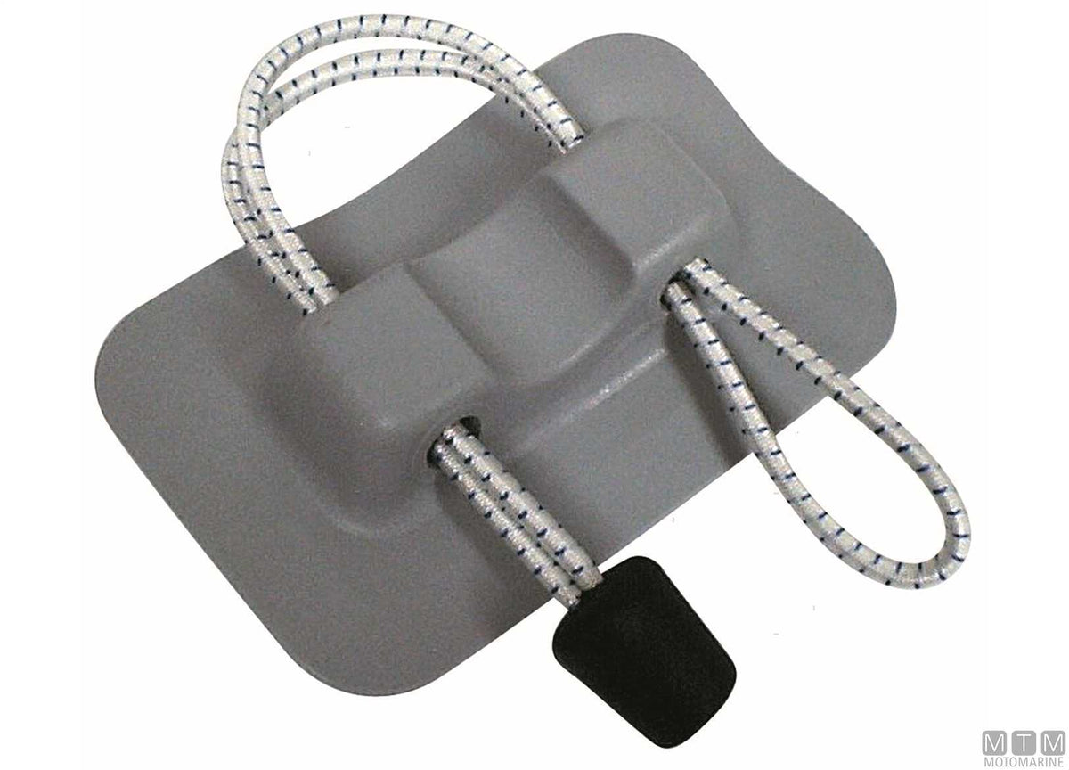 Rubber paddle blade holder plate, grey - original photo Motomarine Srl