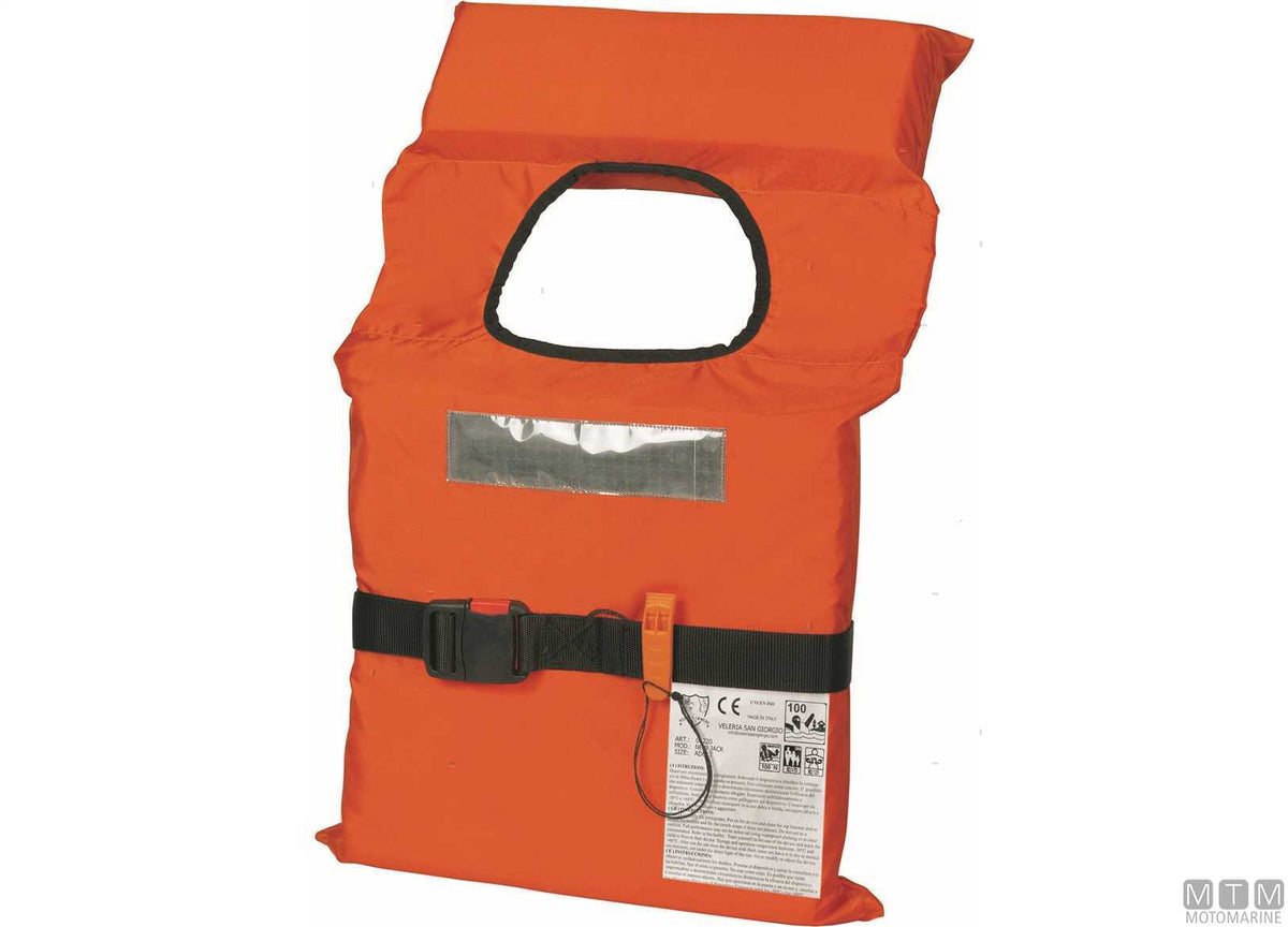 ISO EN 100N certified lifebelt >40 kg - original photo Motomarine Srl