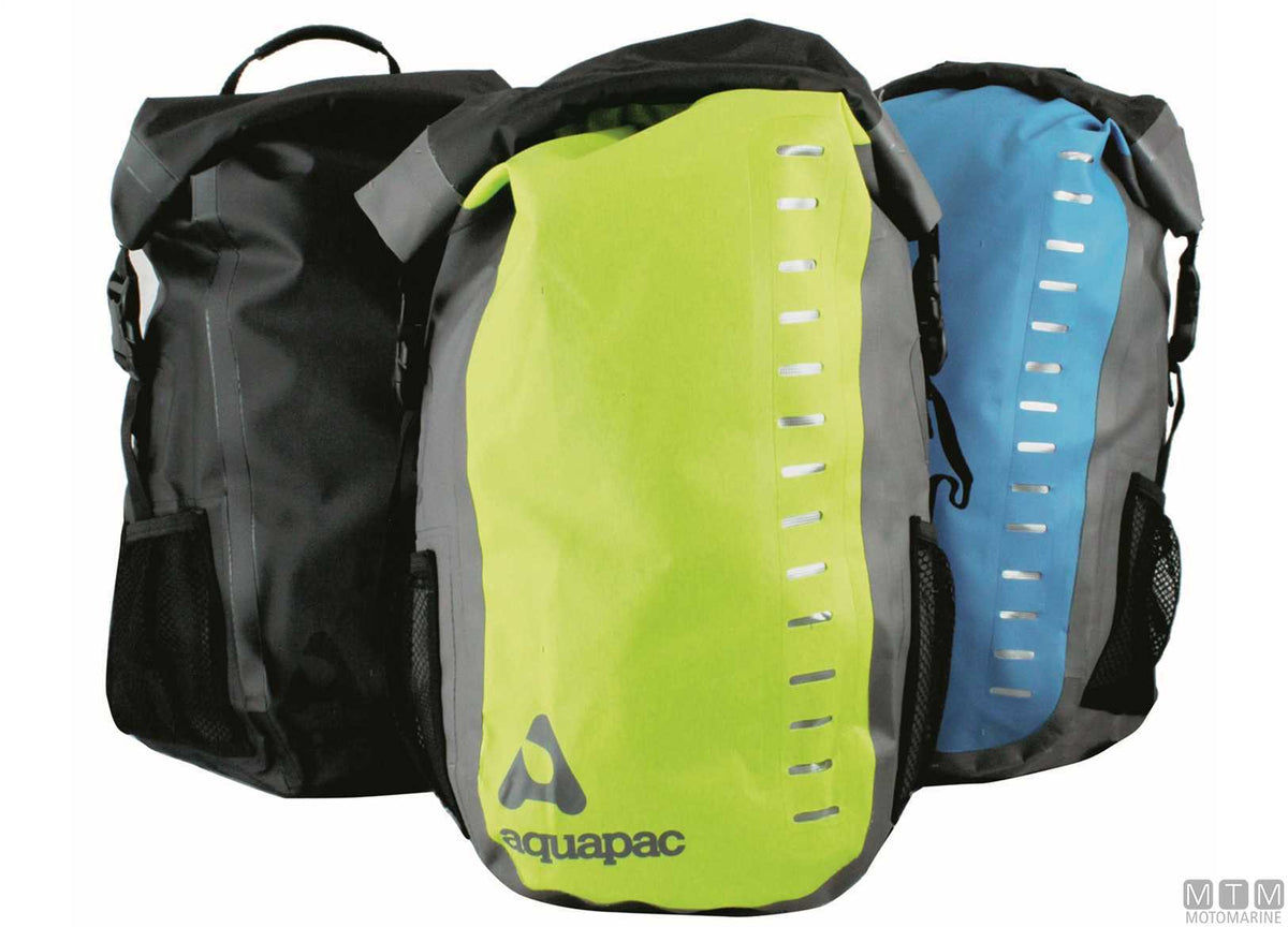 Aquapac Daysack 28 L waterproof backpack blue - original photo Motomarine Srl