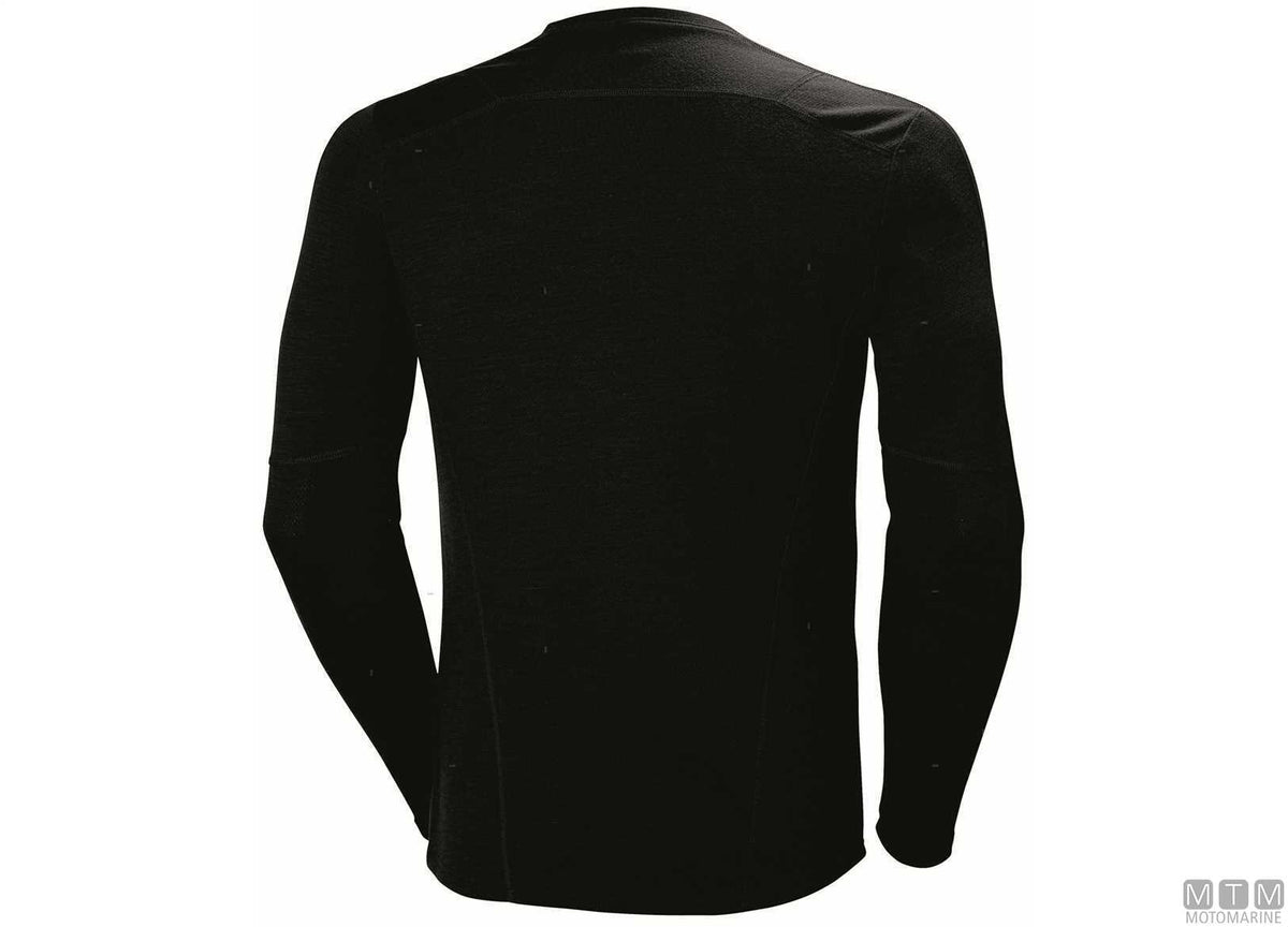 H/H Lifa Merino Crew shirt 990 black XL - original photo Motomarine Srl