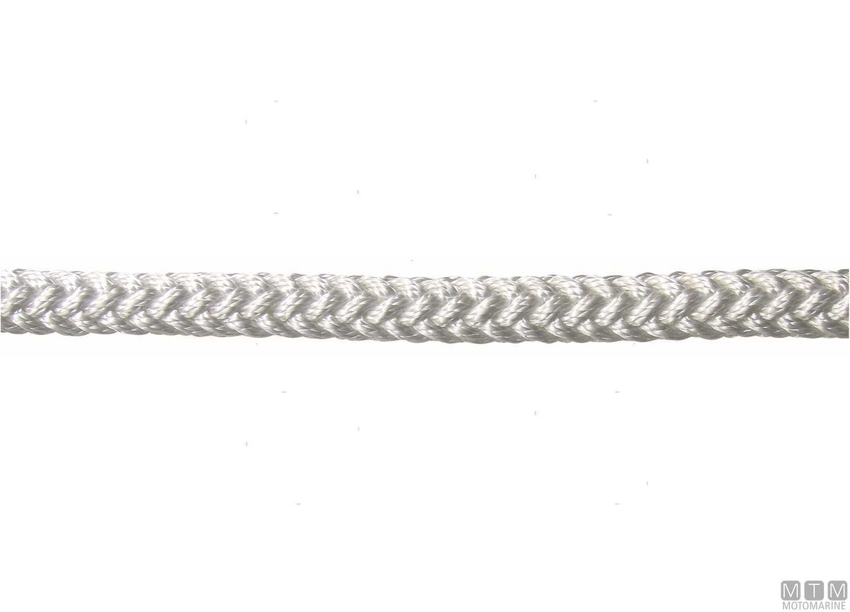 Squareline 12-strand braid white polyester Ø24 mm 100 m - original photo Motomarine Srl