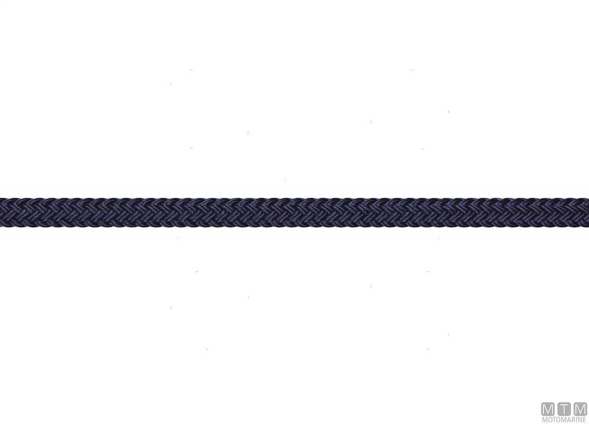Liros Porto navy blue mooring braid in polyester Ø20 mm 100 m - original photo Motomarine Srl