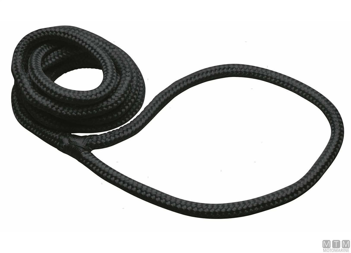 Braided fender line with eye black (pack of 2) Ø8 mm x 2 m - original photo Motomarine Srl