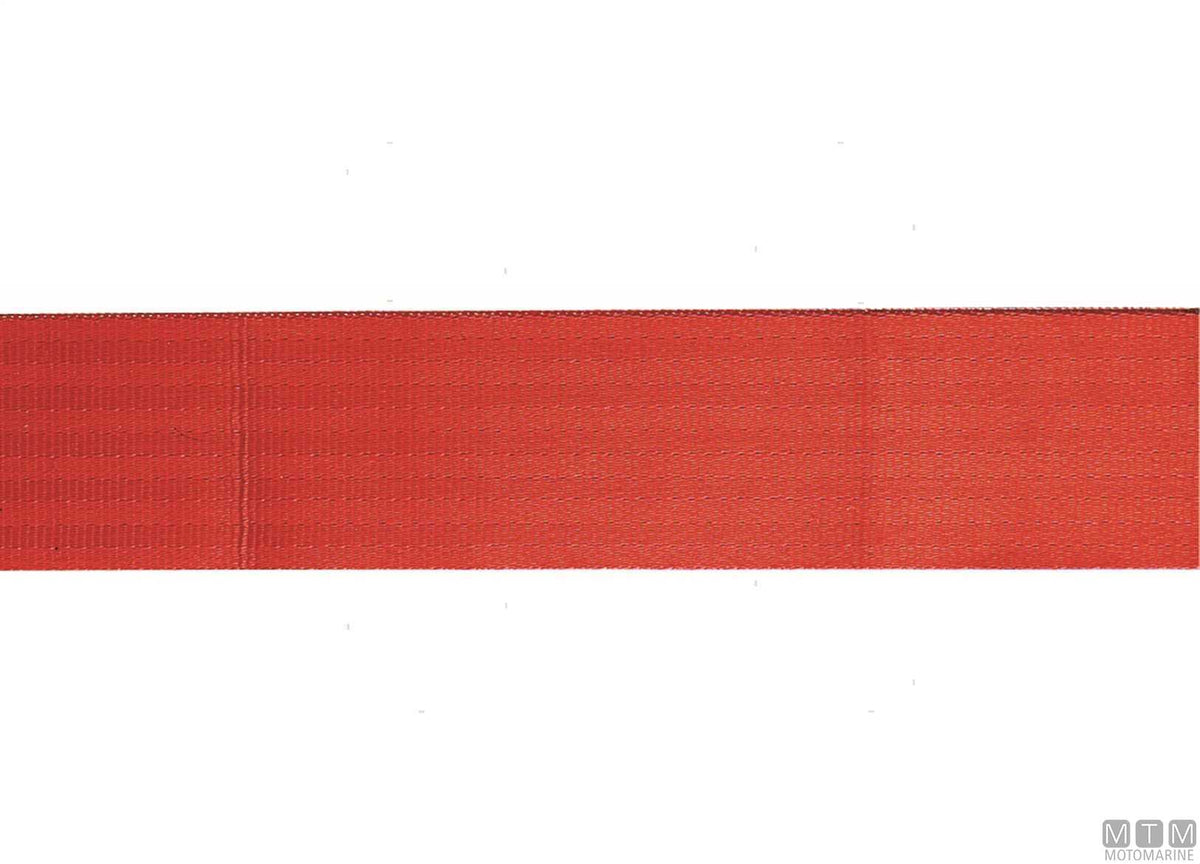 Red polypropylene strap roll 30 mm 50 m - original photo Motomarine Srl