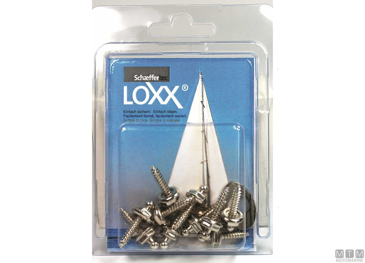LOXX biting screws set 16 mm 10 pcs - original photo Motomarine Srl