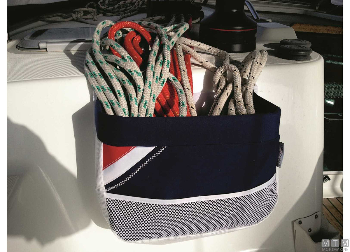 Navishell M rope bag grey - original photo Motomarine Srl