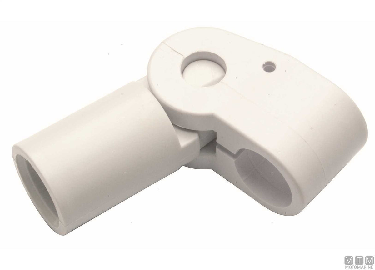 Plastic T-joint hinge for bimini tops Ø20 mm - original photo Motomarine Srl