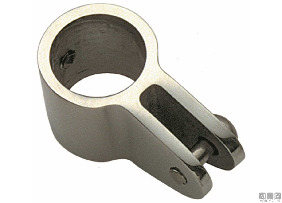Stainless steel T-joint for bimini tops, Ø30 mm - original photo Motomarine Srl