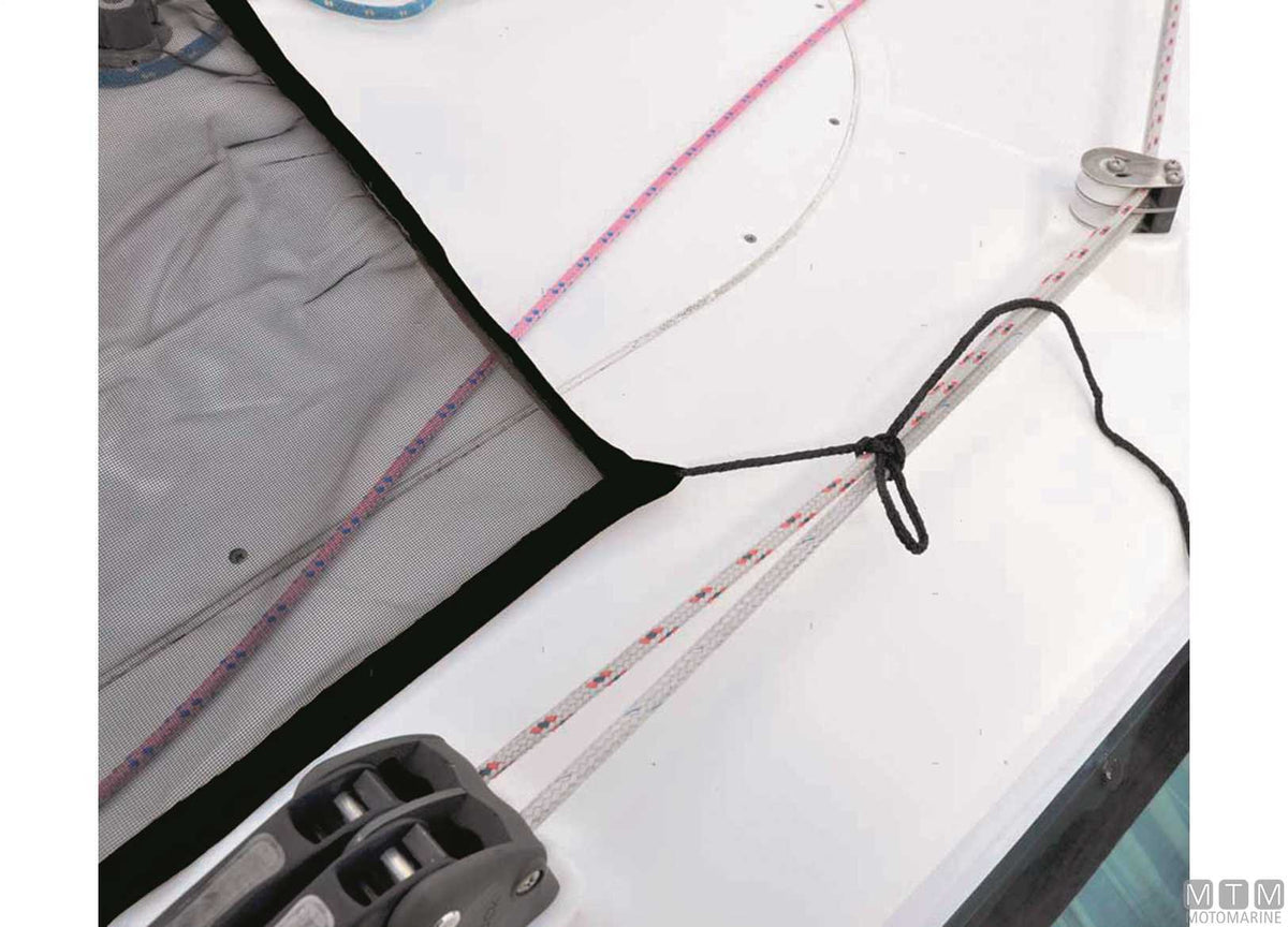 Water Line deck hatch mosquito net - original photo Motomarine Srl