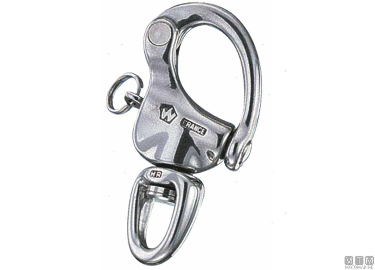Wichard swivel snap shackle quick release eye Ø11 mm stainless steel 316 - original photo Motomarine Srl