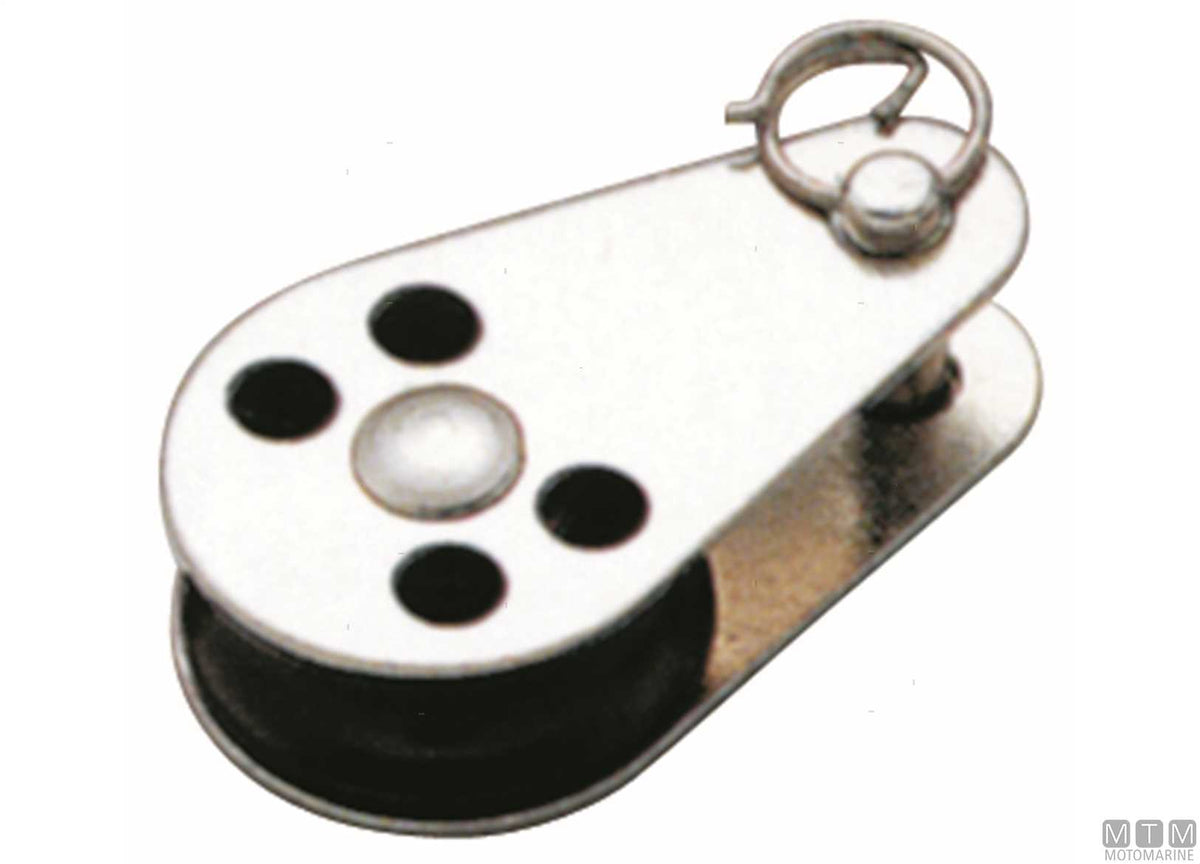 Small single block <6 mm with removable pin - original photo Motomarine Srl