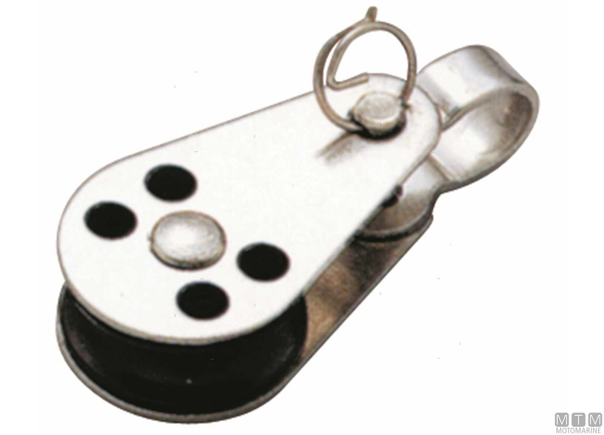 Small single block <6 mm with removable pin - original photo Motomarine Srl
