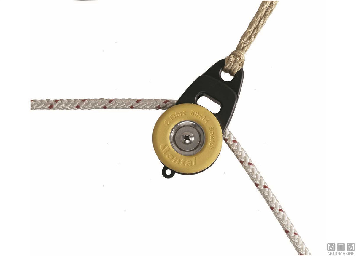 Antal opening block, Ø60 mm sheave - original photo Motomarine Srl
