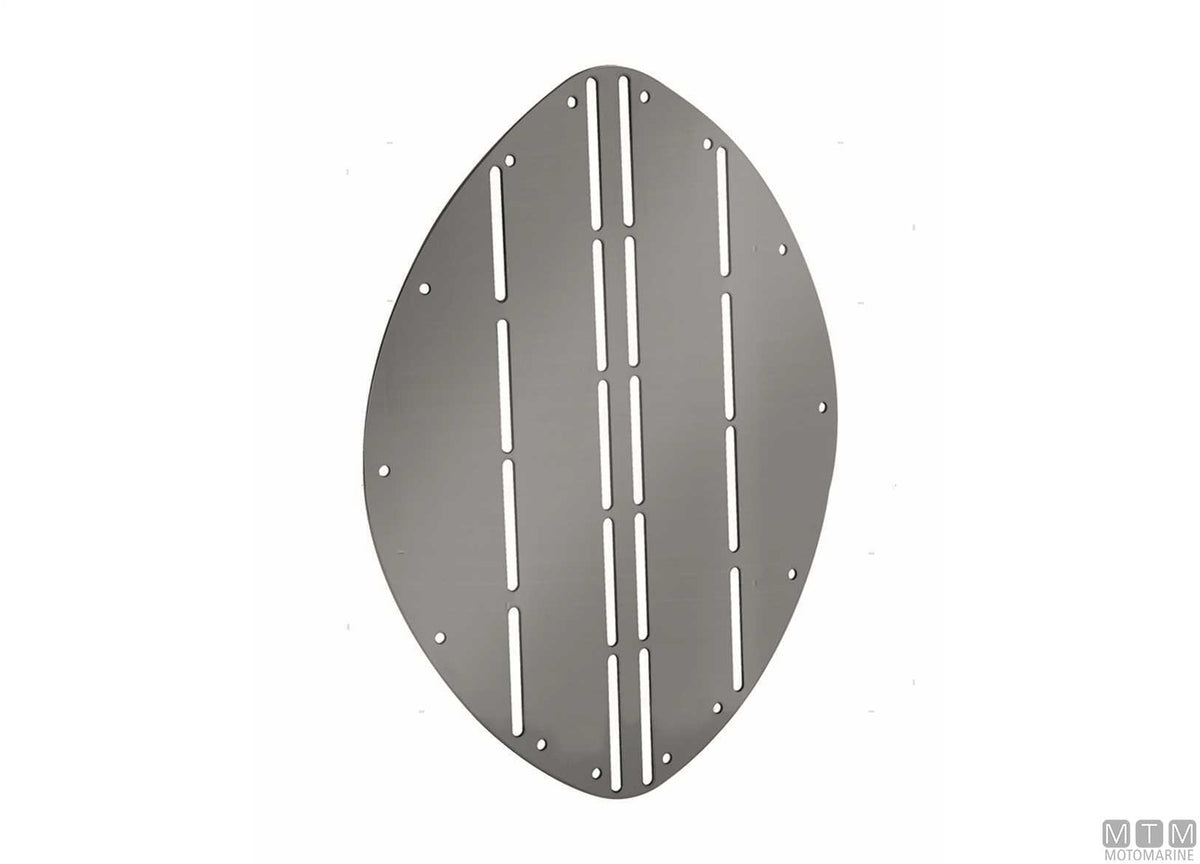 Triangular shapeable bow fender, stainless steel - original photo Motomarine Srl