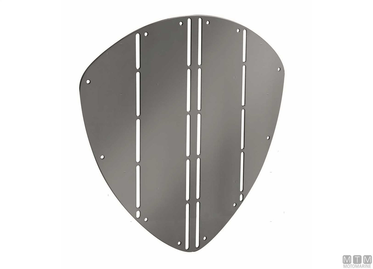Elliptical shapeable bow fender, stainless steel - original photo Motomarine Srl