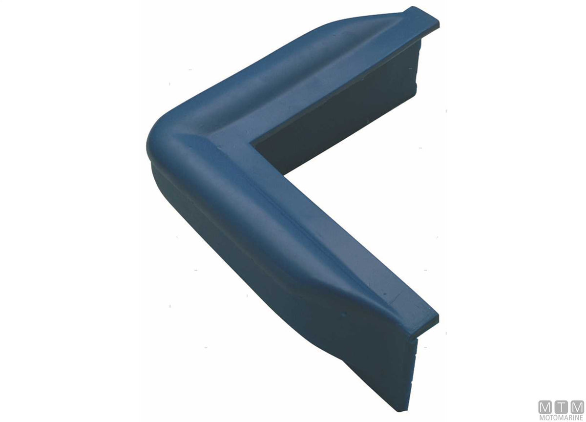 Majoni angled fender plate 25+25 cm, blue - original photo Motomarine Srl