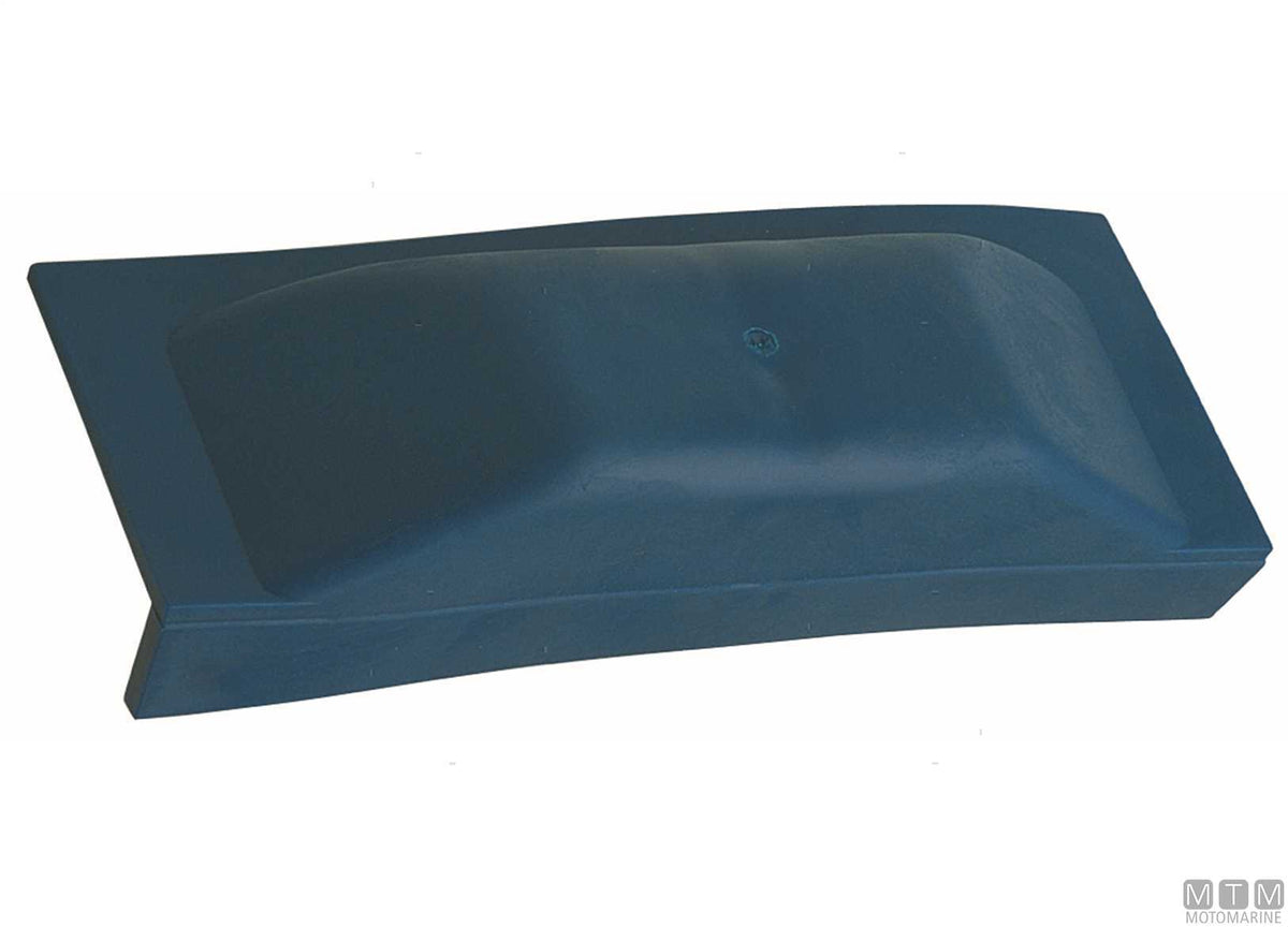 Majoni straight fender plate L 50 cm, white - original photo Motomarine Srl