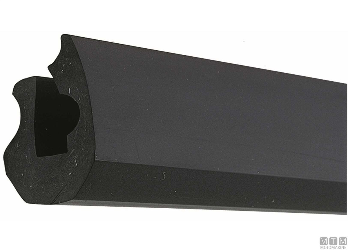Eco2 rub rail fender profile, white, H 25 mm, L 16 m - original photo Motomarine Srl