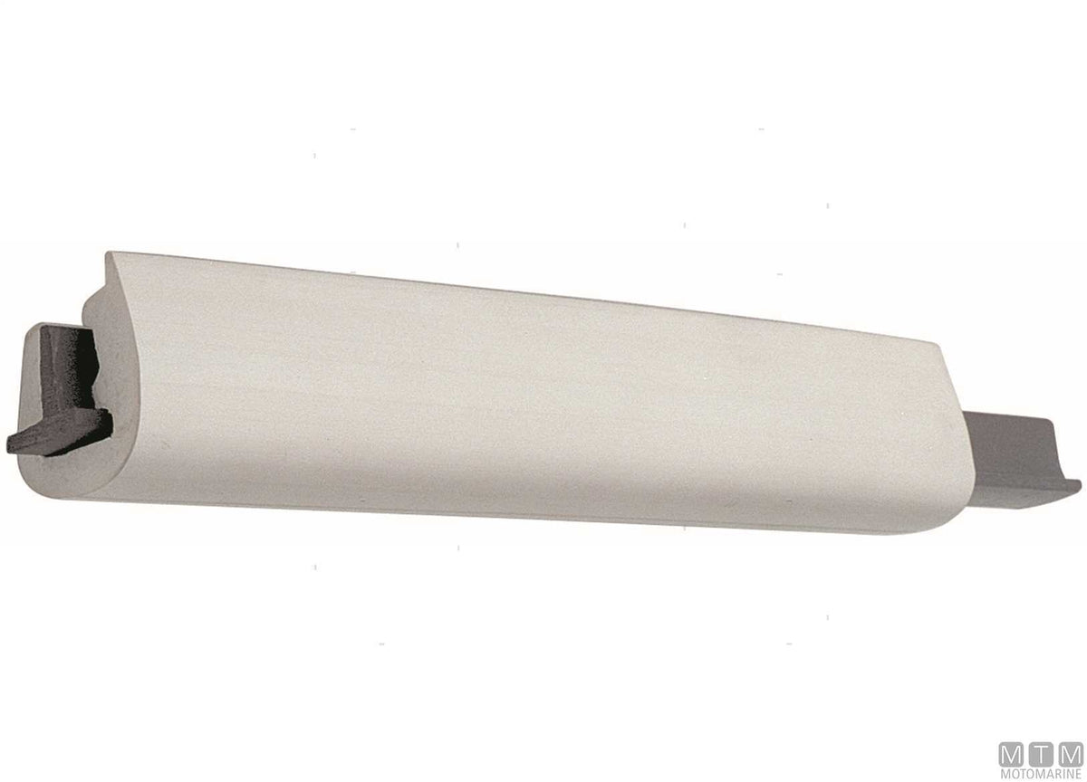 Mounting bracket for T22 rubbing strake profile H45 mm L 2 m - original photo Motomarine Srl