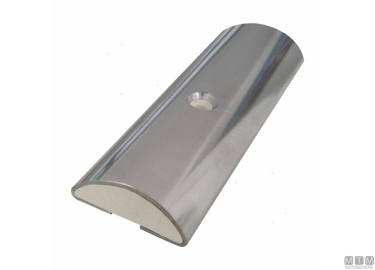 White base for Sphaera fender profile support H70 mm L12 m - original photo Motomarine Srl