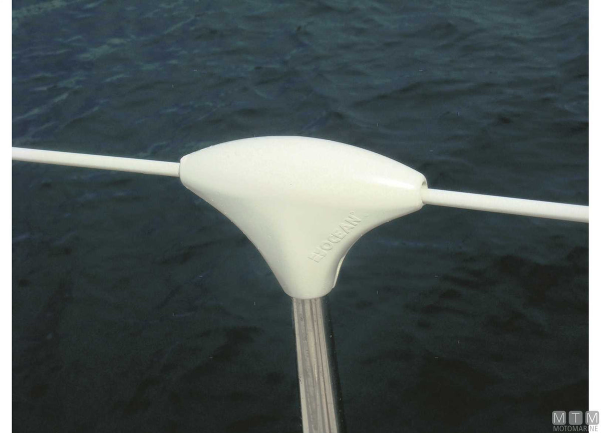 Sail Defender polyurethane stanchion cover - original photo Motomarine Srl