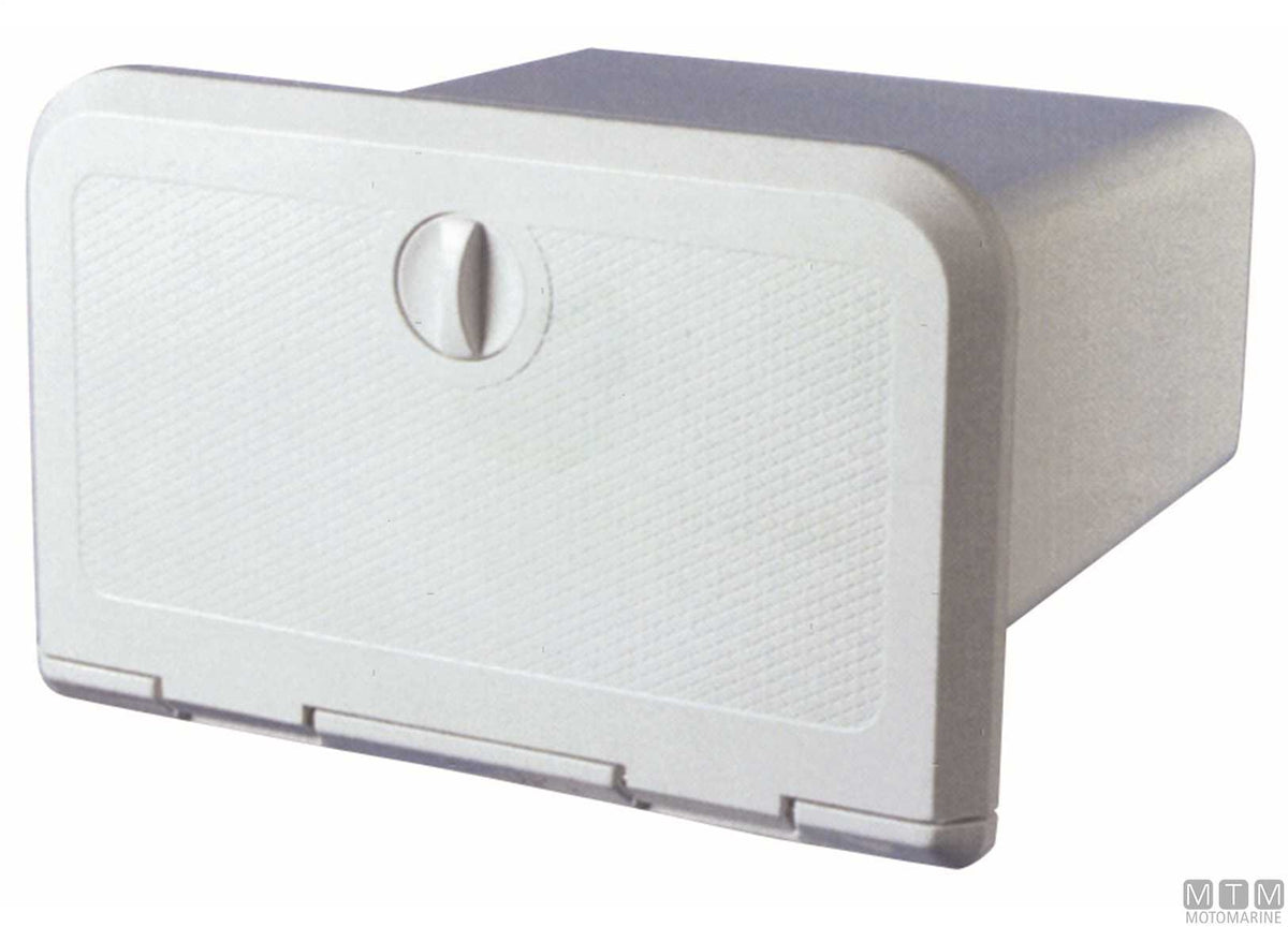 Radio/VHF compartment hatch with lock - original photo Motomarine Srl
