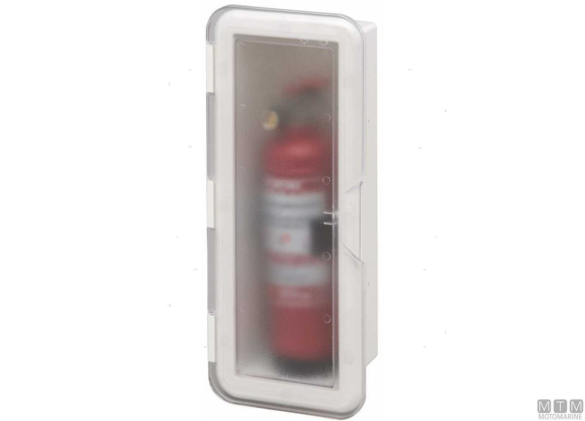 Recess for 2 kg fire extinguisher white - original photo Motomarine Srl