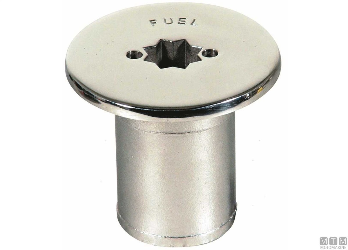 Sail fuel deck filler Ø38 mm stainless steel - original photo Motomarine Srl