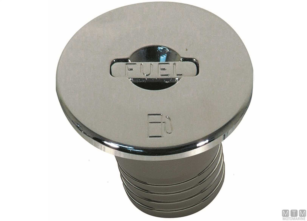 Lift-up waste deck fill Ø38 mm stainless steel - original photo Motomarine Srl