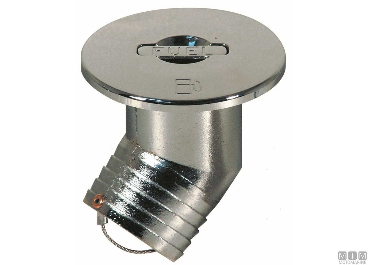 Lift 45 fuel deck filler Ø38 mm stainless steel - original photo Motomarine Srl