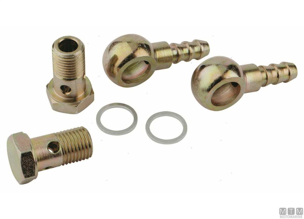 Ø10 mm fittings for SACS 55S filter - original photo Motomarine Srl