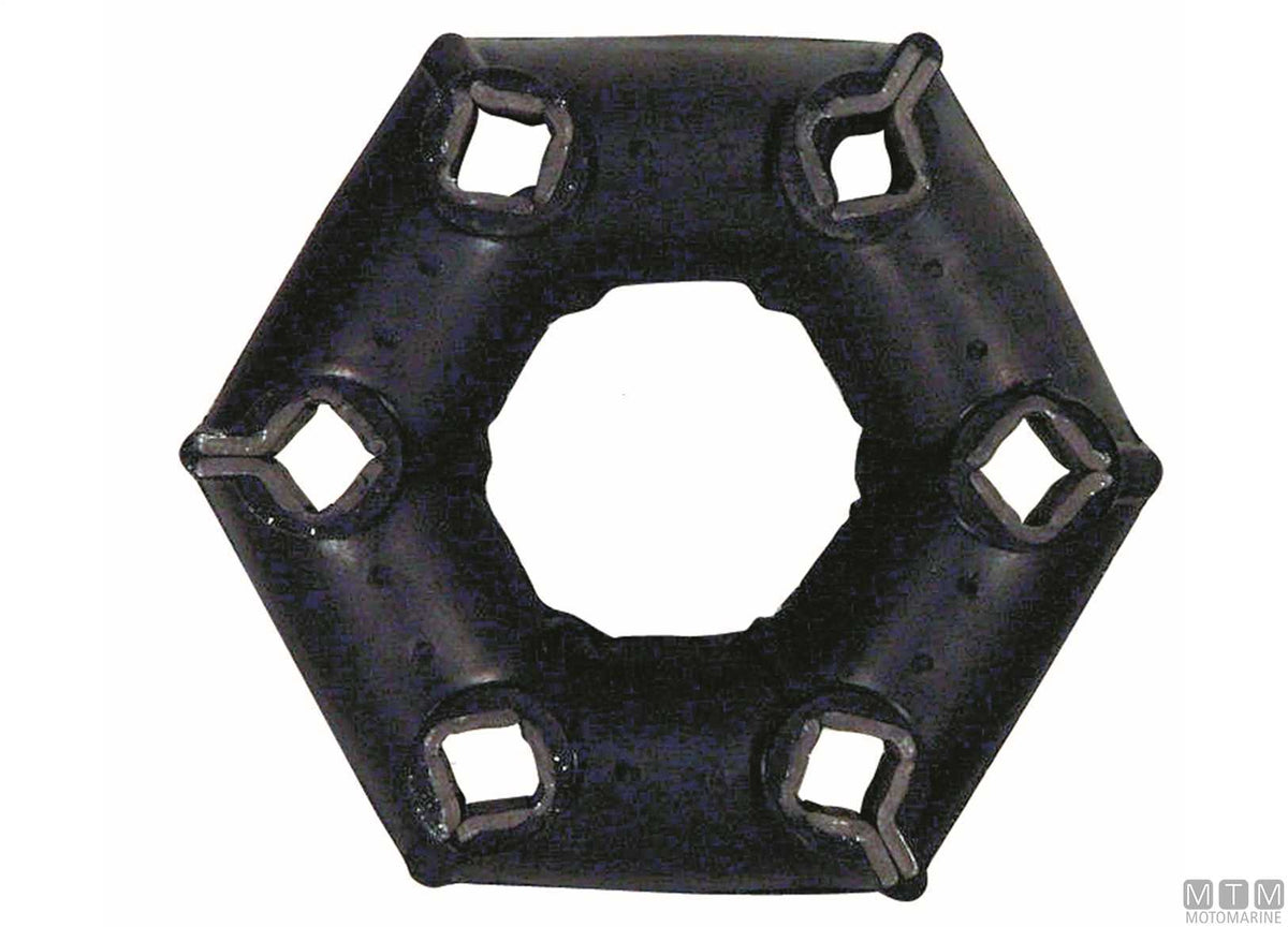 Jubo flexible coupling Ø117 mm - original photo Motomarine Srl