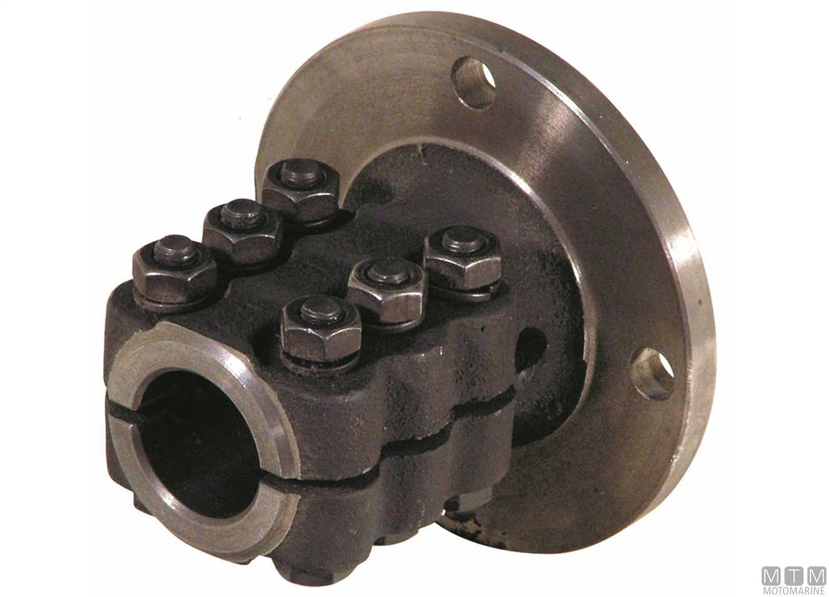 Coupling flange for shaft Ø35 mm Borg Warner 71C/72C - original photo Motomarine Srl