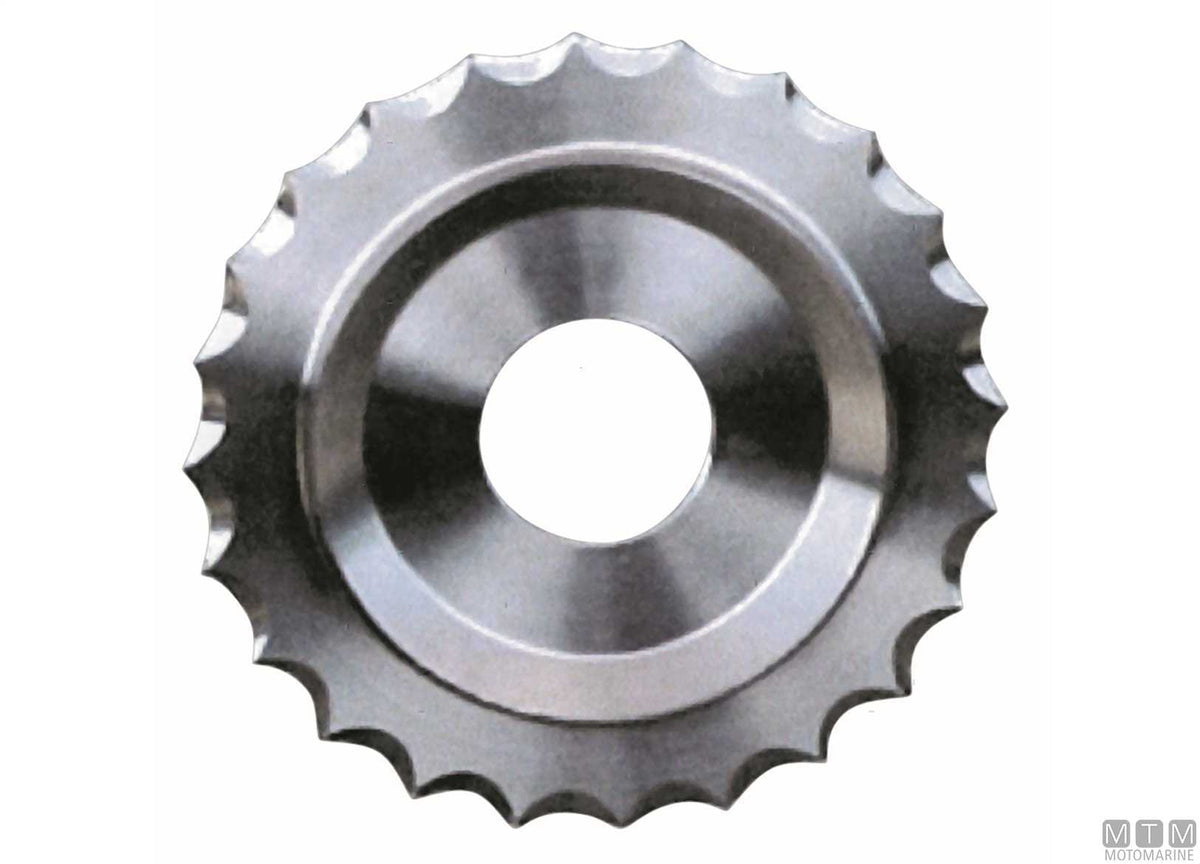 Rope cutter Ø100 mm for Ø35 mm stainless steel shaft - original photo Motomarine Srl