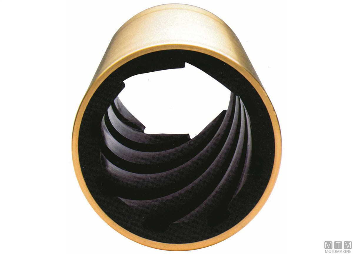 Idrolub involute bushing shaft Ø1"3/8 ext. Ø1"7/8 L139.7 mm - original photo Motomarine Srl