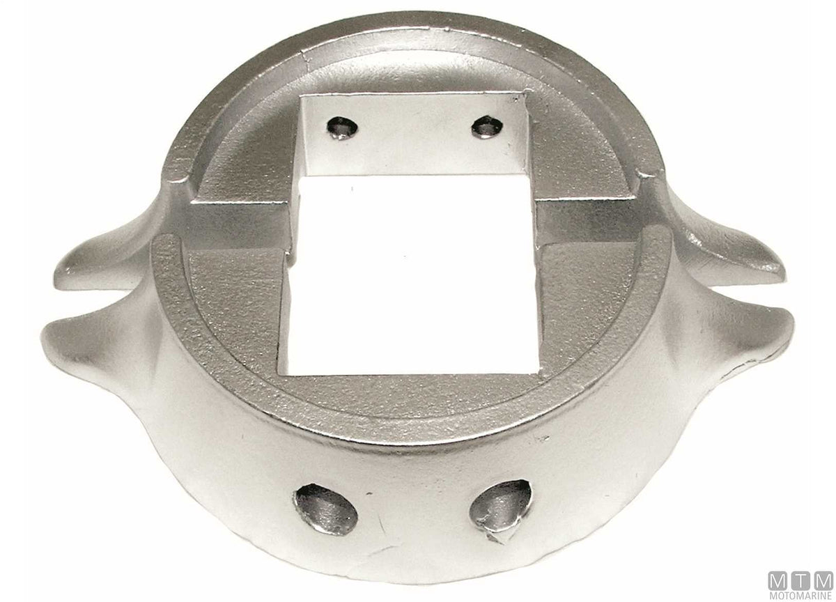 Stainless steel plate for Lombardini collars - original photo Motomarine Srl