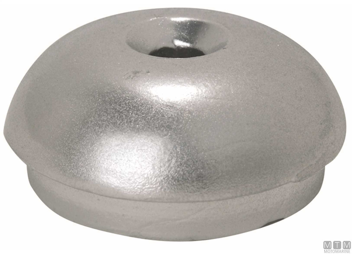 Ogive anode for Sleipner SP55 bow thruster in aluminium - original photo Motomarine Srl