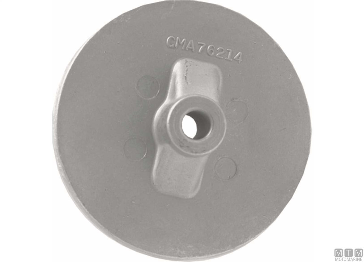Bar anode for Mercury trim 30-125 HP in aluminium - original photo Motomarine Srl