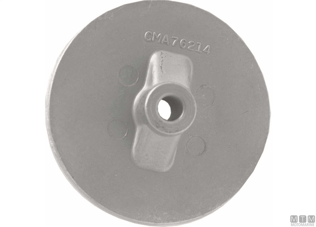 Mercruiser Alpha 80-140 HP fin anode in aluminum - original photo Motomarine Srl