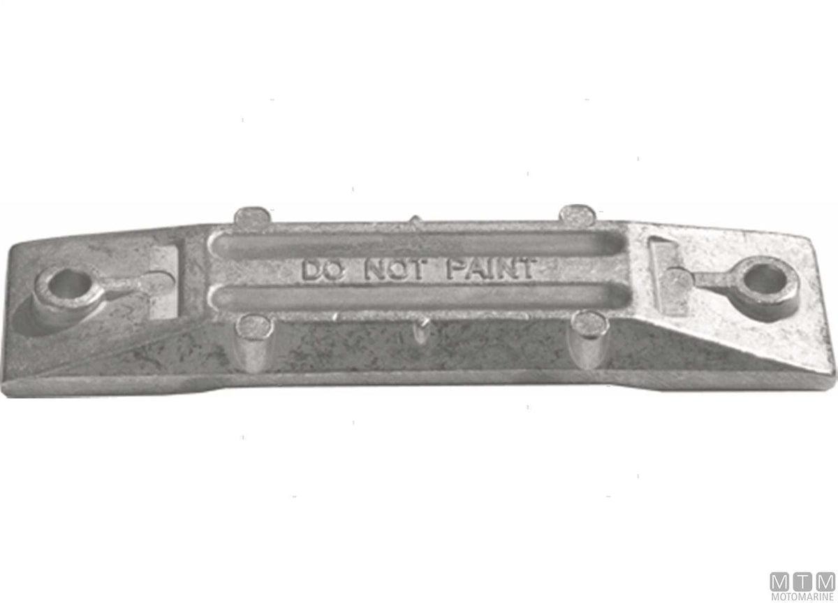 Short plate anode for Honda 40-50 HP in aluminium - original photo Motomarine Srl