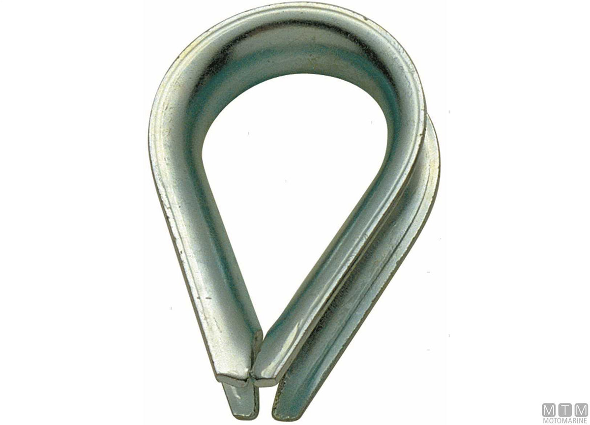 Thimble Ø14 mm galvanized steel - original photo Motomarine Srl