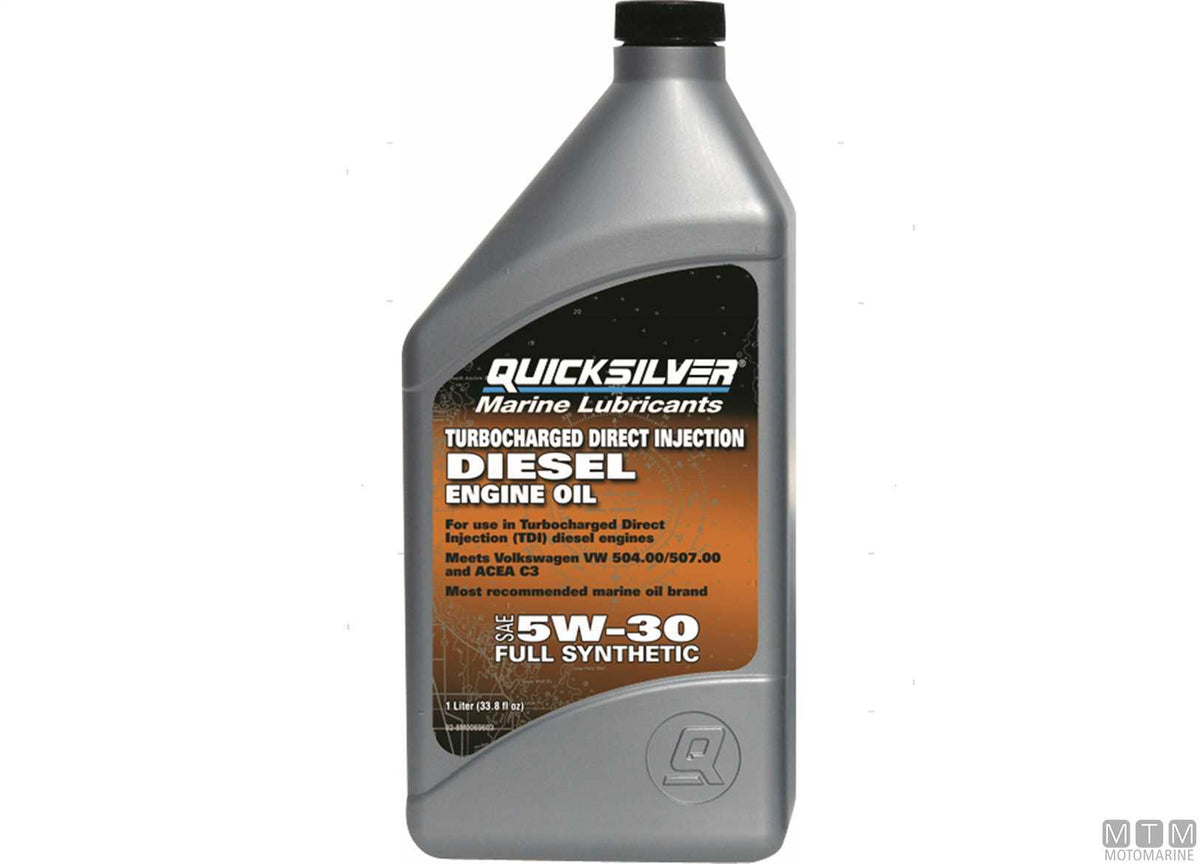Quicksilver 5W30 Diesel TDI Synthetic Oil 4-stroke 3x4 l - original photo Motomarine Srl