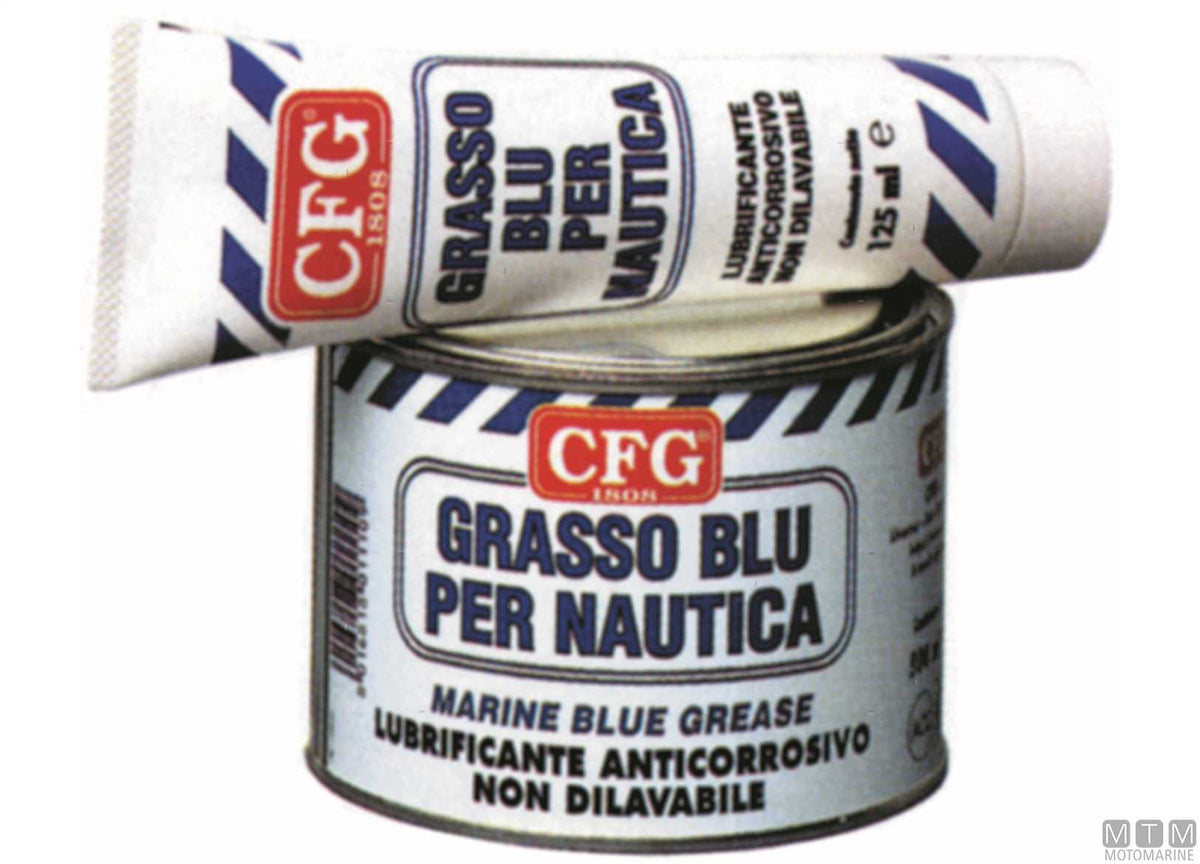CFG blue grease can, 500 ml - original photo Motomarine Srl